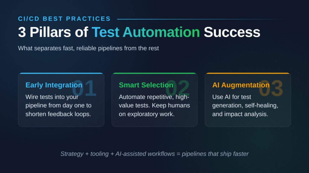 3 Pillars of Test Automation in CI/CD Success