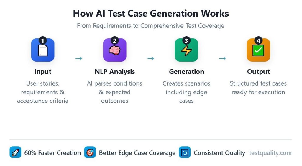How AI Test case generation works 