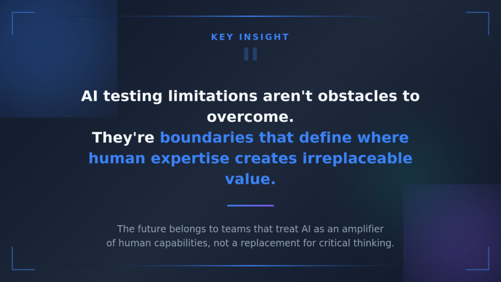 Key insight of AI testing 