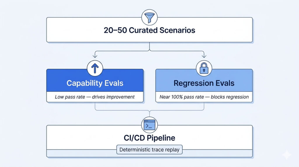 How to Test AI Agents: A Step-by-Step Evaluation Guide Capability vs Regression Evals | TestQuality Agentic QA