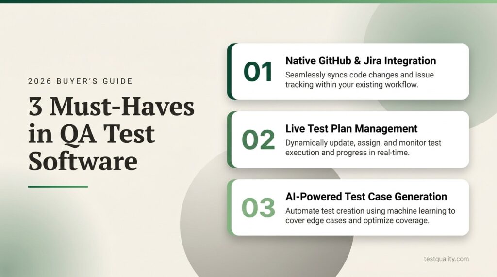 3 Must-Haves in QA Test Management Software: 2026