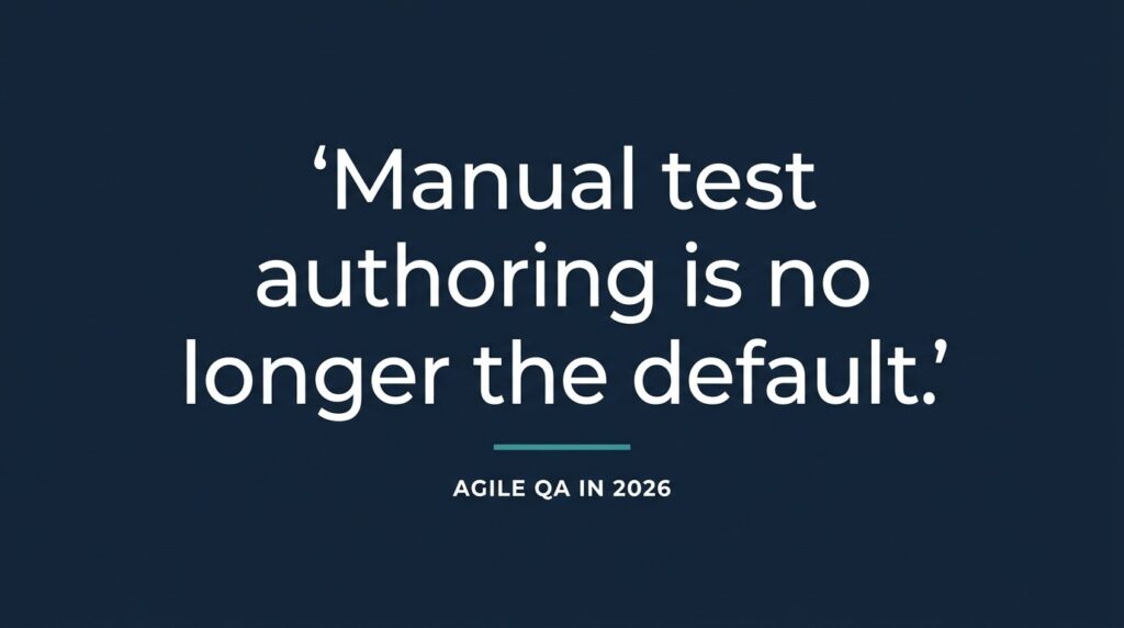AI Test Authoring in Agile QA